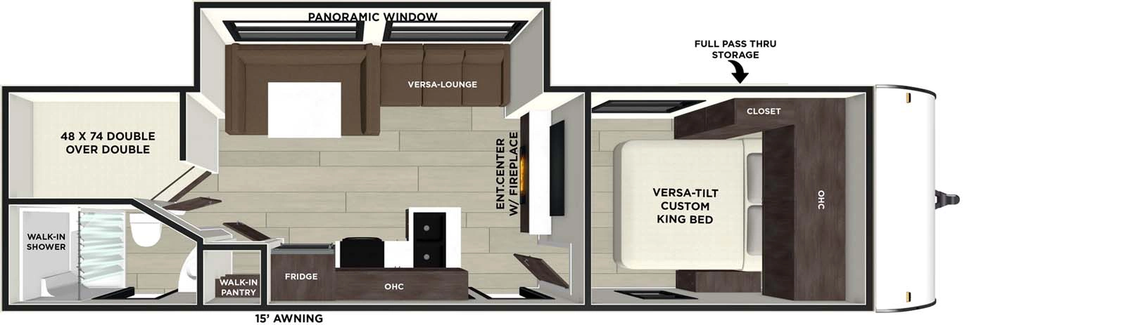 2700BHX Floorplan Image
